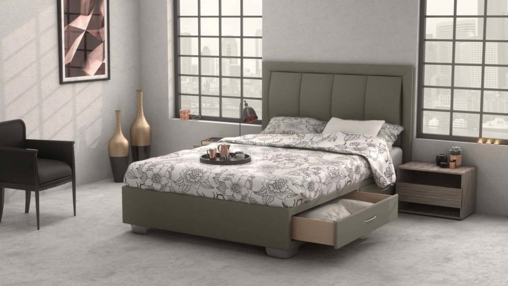 LAVASTONE Headboard With Core Space Base